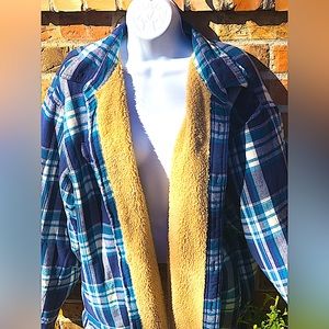 Wrangler Sherpa Lined Flannel Jacket. Men’s  Size XL